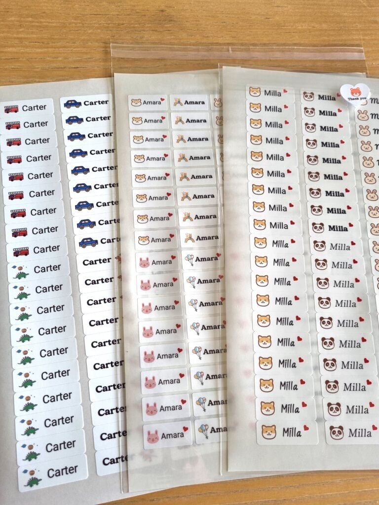 Name stickers
